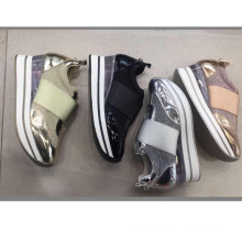 New design power Fashion lady Sport running shoes transparent thick sole sexy women shoes sneakers